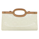 LOUIS VUITTON Monogram Vernis Roxbury Drive Bag Perle M91374 LV Auth ep11799-2