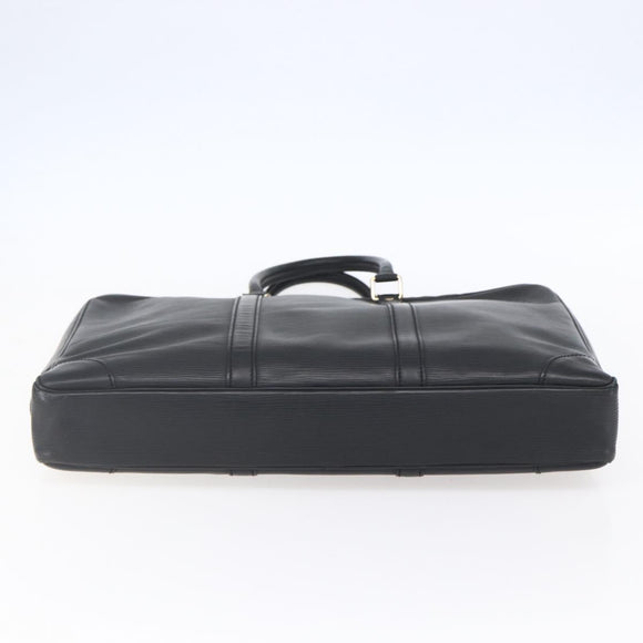 LOUIS VUITTON Epi Porte Documents Voyage Business Bag Black M40321 Auth ep11805