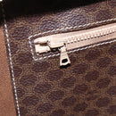 CELINE Macadam Canvas Tote Bag PVC Brown Gold Auth ep11810-17