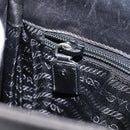 PRADA Shoulder Bag Leather Black Auth ep11820-19
