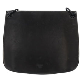PRADA Shoulder Bag Leather Black Auth ep11820 - 0