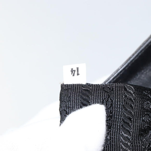 PRADA Shoulder Bag Leather Black Auth ep11820