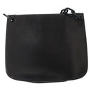 PRADA Shoulder Bag Leather Black Auth ep11820-3