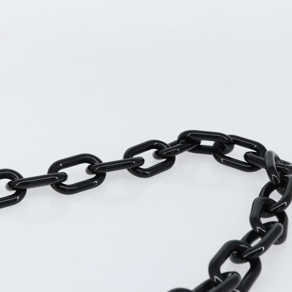 PRADA Shoulder Bag Leather Black Auth ep11820