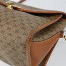 GUCCI Micro GG Supreme Shoulder Bag PVC Gold Beige Auth ep11821-9