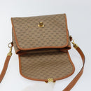 GUCCI Micro GG Supreme Shoulder Bag PVC Gold Beige Auth ep11821-10