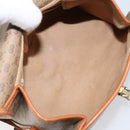 GUCCI Micro GG Supreme Shoulder Bag PVC Gold Beige Auth ep11821-11