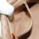 GUCCI Micro GG Supreme Shoulder Bag PVC Gold Beige Auth ep11821-21