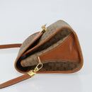 GUCCI Micro GG Supreme Shoulder Bag PVC Gold Beige Auth ep11821-4