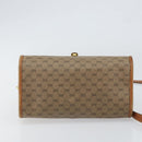 GUCCI Micro GG Supreme Shoulder Bag PVC Gold Beige Auth ep11821-5