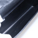 Christian Dior Shoulder Bag Leather Black Gold Auth ep11826-11