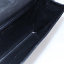 Christian Dior Shoulder Bag Leather Black Gold Auth ep11826-19