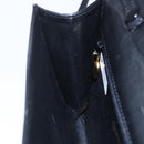 Christian Dior Shoulder Bag Leather Black Gold Auth ep11826-20