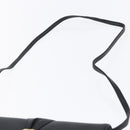 Christian Dior Shoulder Bag Leather Black Gold Auth ep11826-8