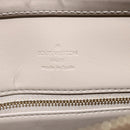 LOUIS VUITTON Monogram Vernis Houston Hand Bag Beige M91004 LV Auth ep11829-18