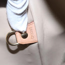 LOUIS VUITTON Monogram Vernis Houston Hand Bag Beige M91004 LV Auth ep11829-12