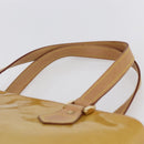 LOUIS VUITTON Monogram Vernis Houston Hand Bag Beige M91004 LV Auth ep11829-8