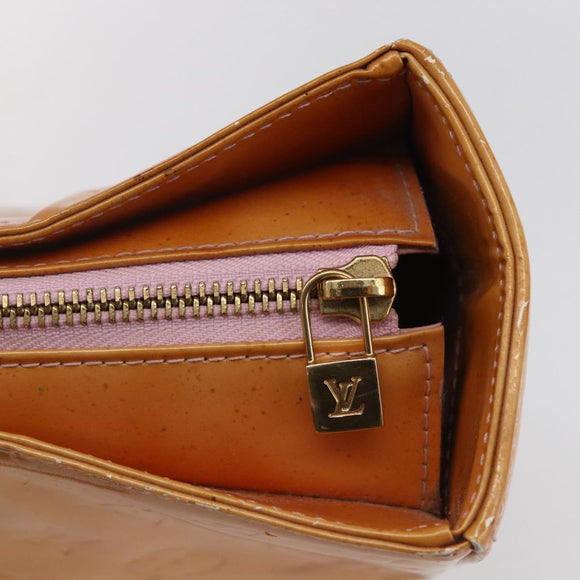 LOUIS VUITTON Monogram Vernis Columbus Bag Marshmallow Pink M91032 Auth ep11832