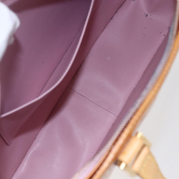 LOUIS VUITTON Monogram Vernis Columbus Bag Marshmallow Pink M91032 Auth ep11832