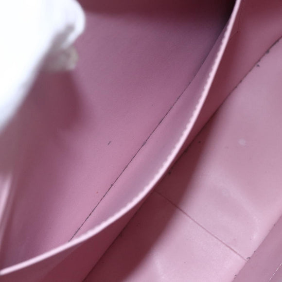 LOUIS VUITTON Monogram Vernis Columbus Bag Marshmallow Pink M91032 Auth ep11832