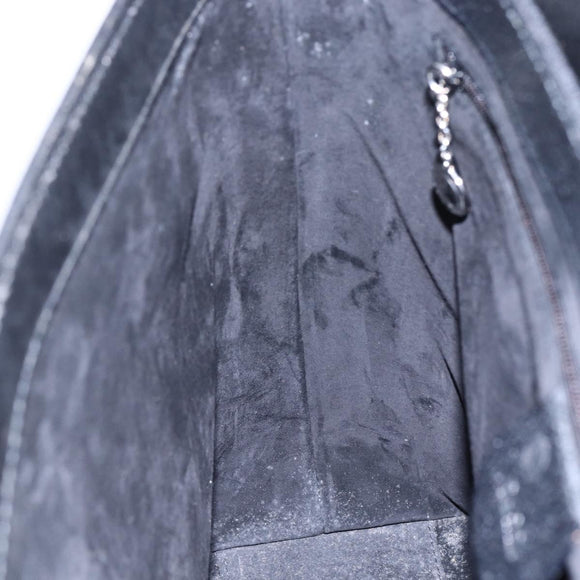 GUCCI Hand Bag Leather Outlet Black Auth ep11833