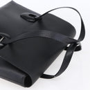 GUCCI Hand Bag Leather Outlet Black Auth ep11833-7