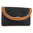 Christian Dior Clutch Bag PVC Black Auth ep11834-1