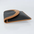 Christian Dior Clutch Bag PVC Black Auth ep11834-5