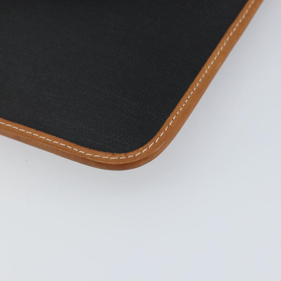 Christian Dior Clutch Bag PVC Black Auth ep11834