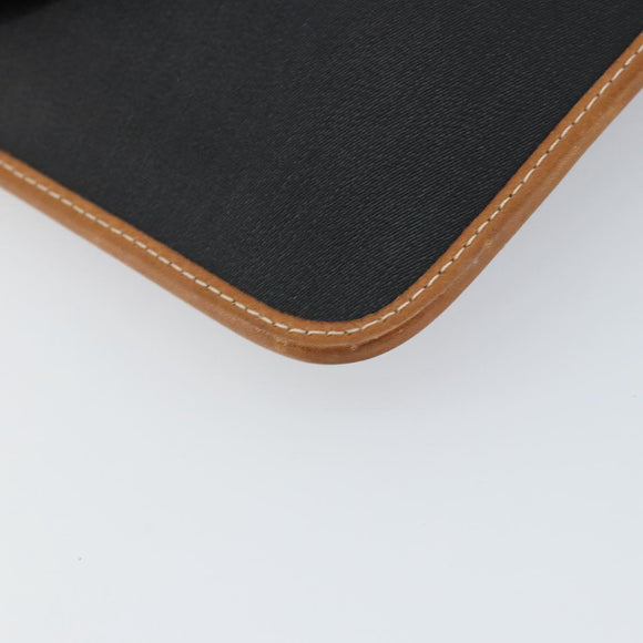 Christian Dior Clutch Bag PVC Black Auth ep11834