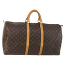 LOUIS VUITTON Monogram Keepall 55 Boston Bag M41424 LV Auth ep11835-1