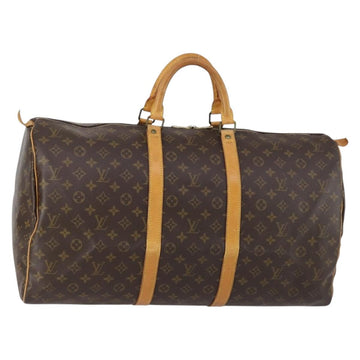 LOUIS VUITTON Monogram Keepall 55 Boston Bag M41424 LV Auth ep11835