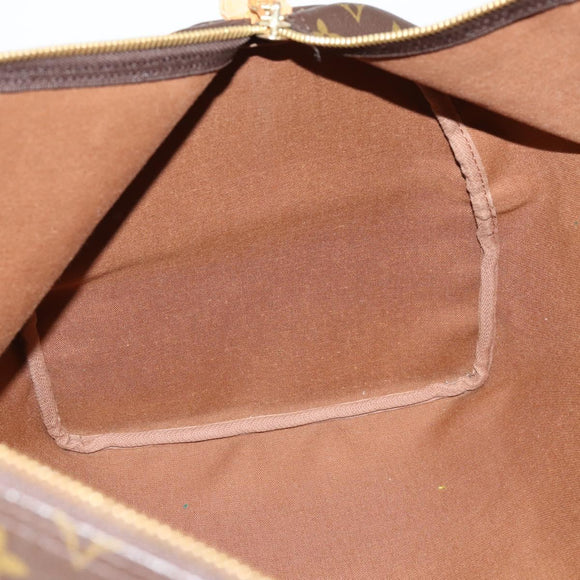 LOUIS VUITTON Monogram Keepall 55 Boston Bag M41424 LV Auth ep11835