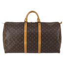 LOUIS VUITTON Monogram Keepall 55 Boston Bag M41424 LV Auth ep11835-2