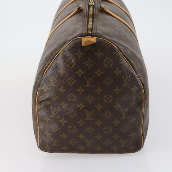 LOUIS VUITTON Monogram Keepall 55 Boston Bag M41424 LV Auth ep11835