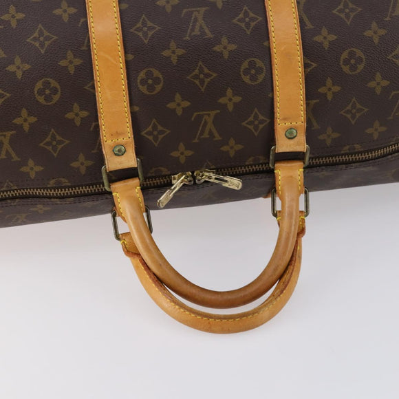 LOUIS VUITTON Monogram Keepall 55 Boston Bag M41424 LV Auth ep11835