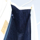 SAINT LAURENT Shoulder Bag Leather White Gold Auth ep11836-18