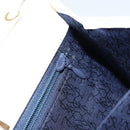 SAINT LAURENT Shoulder Bag Leather White Gold Auth ep11836-20