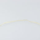 SAINT LAURENT Shoulder Bag Leather White Gold Auth ep11836-8