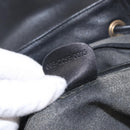 GUCCI Bamboo Backpack Leather Black Gold 003 2058 0016 Auth ep11837-12