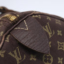 LOUIS VUITTON Monogram Mini Lin Speedy 30 Bag Brown Ebene M95224 Auth ep11838-17