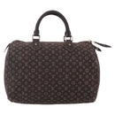 LOUIS VUITTON Monogram Mini Lin Speedy 30 Bag Brown Ebene M95224 Auth ep11838-13