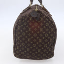 LOUIS VUITTON Monogram Mini Lin Speedy 30 Bag Brown Ebene M95224 Auth ep11838-4