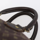 LOUIS VUITTON Monogram Mini Lin Speedy 30 Bag Brown Ebene M95224 Auth ep11838-8