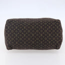 LOUIS VUITTON Monogram Mini Lin Speedy 30 Bag Brown Ebene M95224 Auth ep11838-5