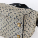 LOUIS VUITTON Monogram Mini Josephine GM Hand Bag Blue M92211 LV Auth ep11840-14