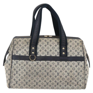 LOUIS VUITTON Monogram Mini Josephine GM Hand Bag Blue M92211 LV Auth ep11840 - 0
