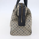 LOUIS VUITTON Monogram Mini Josephine GM Hand Bag Blue M92211 LV Auth ep11840-3