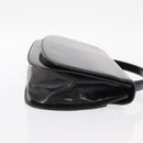 PRADA Hand Bag Leather Black Silver Auth ep11842-3