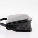PRADA Hand Bag Leather Black Silver Auth ep11842-4